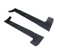 perfektGarten Lot de 2 lames de tondeuse à gazon de 52 cm compatibles avec FAGA WIKOV-DORI Deck 102 cm/6124 702 0100, 6124 702 0110