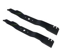 perfektGarten Lot de 2 lames de tondeuse à gazon de 53,5 cm compatibles avec Husqvarna YTH 2242 20F42 2042 1542 XPT 150 135 532138498
