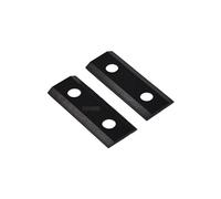 perfektGarten Lot de 2 lames réversibles compatibles avec les broyeurs Mac Allister MIS2500 / Titan TTB353SHR, TTB355HR