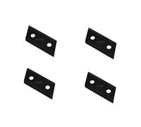 perfektGarten Lot de 4 couteaux à tirer de 8 cm compatibles avec les broyeurs ALKO AL-KO/MTD H-1100 1300 1600 3200, 325030 102650