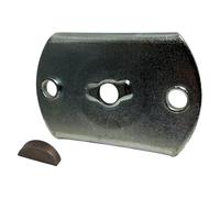 perfektGarten Porte-couteau Ø 22 mm + cale compatible avec Güde Big Wheeler Trike 465 515 565 D BS-I 94147-02024