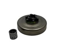 perfektGarten Tambour d'embrayage avec pignon droit + roulement à aiguilles 3/8" 6 dents compatible avec Husqvarna 135 140 E 578257101 580 35 11-01