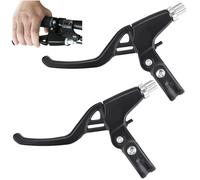 PERFETSELL 1Paire Levier de Frein de Vélo, Poignée de Frein de Vélo Levier de Frein d'Embrayage pour Guidon Alliage d'Aluminium Universel Poignée de Frein Leviers de Freinage pour Vélo VTT Bicyclette