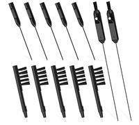 PERFETSELL Lot de 12 Kits de Nettoyage pour Aides Auditives, Nettoyant pour Grilles d'Aération, Brosse de Nettoyage avec Anneau de Cire et Aimant, Brosse de Nettoyage pour Amplificateurs Auditifs