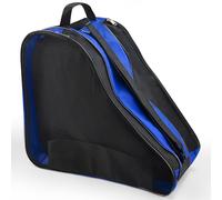 PERFETSELL Sac de Patinage à Roulettes, Sac Roller 39 * 28 * 40cm Sac pour Patins à Glace, avec Bandoulière Réglable, Sac de Transport pour Patins à Roulettes Skate Bag pour Femmes Hommes - Bleu Foncé