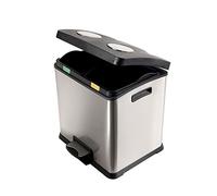 Perfetto 0468 à Box Poubelle de tri sélectif, 2 x 12 LT. Inoxydable