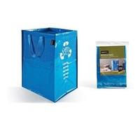 Perfetto 12853 poubelle Rectangulaire Papier Bleu G