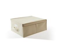 Perfetto Più - EasyBox - Boîte de Rangement en Tissu écru - 36 x 48 x 19 cm