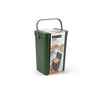 Perfetto Poubelle humide/déchets organiques à suspendre - coll. Gino - 12 l. - Vert forêt