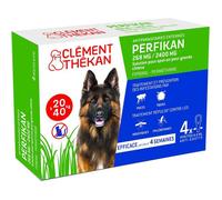 Perfikan Grands Chiens 268 Mg/ 2400 Mg -Anti-Puces/Tiques/Moustiques/Phlébotomes-Protège Votre Animal Jusqu'À 4 Semaines-Fabriqué