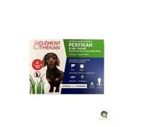 Clément Thékan Spot On Perfikan Petits chiens 4–10 kg Anti-puces/tiques 4 pipettes
