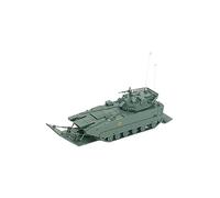 perfk 1/72 Puzzles de modèle de réservoir blindé, DIY Assembler Tracked Crawler Chariot Assembled Tank Model for Boys Collectibles Kids Tabletop Decor, ZTD05