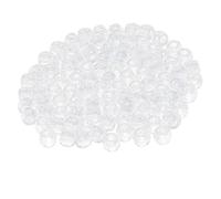 perfk 100pcs Cuffs Aluminium Dreadlock Perles pour DIY Coiffure Tresses Queue, Type1 100 pièces, 1x0.5cm