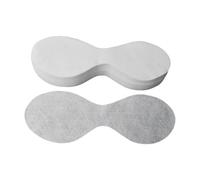 perfk 100pcs Oeys non tissés Care Eye Beauty Feuilles de beauté respirantes, accessoires légers jetables outils de beauté, Coton Sans Trou, 21 Cm X 7.5 Cm