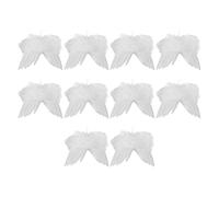 perfk 10x Angel Accs Ornement Fantasy DIY Artisanat Exquis pour Arbre de Noël Enfants Photographie Props Célébration Fête, 20cmx15cm