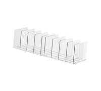 perfk 2PCS Book Stand Bibelle Dividers Space Sauvegarde Fichier Affichage Affichage Organisateur Armoire Divider Shelf for Bidress Salle Room, Cinq Pièces