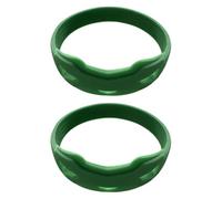 perfk 2pcs Patella Stabilizer Patelle Soutien de la ratelle Soutien de la bande de genou antidérapante, Vert