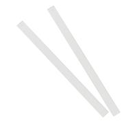 perfk 2x Guides de rouleau à pâtisserie, bandes de mesure de pâte, bandes de roulement de pâte pour épaisseur de pâte, longueur acrylique 40cm, règle, Épaisseur 3mm