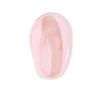 perfk 2X Protecteur d'oreille en Silicone, Outil de Beauté de Bouclier d'oreille, Cache-Oreilles de Coiffure Professionnelle Imperméable Réutilisable pour T, Rose