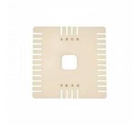 perfk 4 Disques à Tresser En Bois Ronds Faits Main, pour La Fabrication de Bracelets D' Portables, Idéaux pour Les Débutants et Les Artisans, 6 pièces