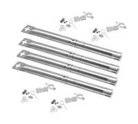 perfk 4 Tubes de brûleur de Barbecue réglables, Professionnels, en métal, faciles à Installer, Robustes, Accessoires de Barbecue, Tuyau de Rechange