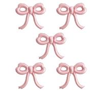 perfk 5pcs Ballons à décorations de fête d'anniversaire Ornement Polyvalent Ballons en Aluminium en Aluminium pour la fête de Favors Anniversaire, Rose