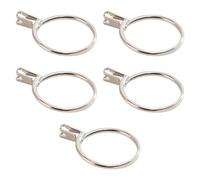 perfk 5X Anneau de Mariage Essayez Les Outils d'affichage des Outils Premium, durabilité Professionnelle, Portable, Porte-Anneau de Porte-rôles de Pierre de, Argent, Longueur 3.1 Cm