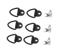 perfk 6 pièces Tie à Cargaison Anchors REMORS CORCHES STRACTER Structures Structures Surges Rings pour Les MOTOCYCLES VAT