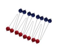 perfk 8 pièces balles d'échelle de Golf, diamètre de Jouet 4,2 cm Jeu de Golf, Rouge et Bleu