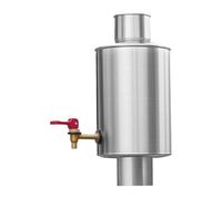 perfk Accessoire pour poêle de Camping avec cheminée et réservoir d'eau : Chauffage Efficace, Facile à Installer, Professionnel pour cheminée