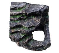 perfk Accessoires de réservoir de Dragon Barbu, Plate-Forme de Repos pour Tortues, Grotte de Reptiles, décorative en résine pour Grenouille Gecko