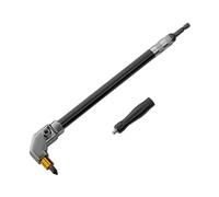 perfk Adaptateur d'angle pour perceuse, accessoire pour outils électriques permettant de travailler dans des espaces restreints. Rallonge coudée, L