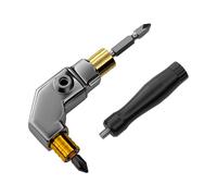 perfk Adaptateur d'angle pour perceuse, accessoire pour outils électriques permettant de travailler dans des espaces restreints. Rallonge coudée, S