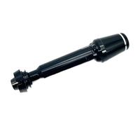perfk Adaptateur de Manche de Golf en Alliage d'aluminium 3,35 mm, Accessoire de Remplacement Haute Performance Professionnel Noir pour TR TW747-1