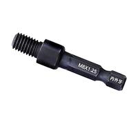 perfk Adaptateur de Mandrin de Perçage de Filetage D'adaptateur de Hexagonale 1/4 ``, A- M8 x 1,25