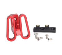 perfk Adaptateur de Porte-Bagages Avant pour vélo Pliant, Base de Montage Facile à Installer, vis incluses pour vélos et garages, Rouge