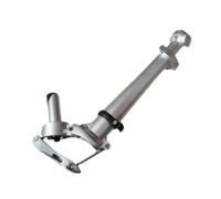 perfk Adaptateur Potence Pliable pour vélo, Pliage à Gauche, en Alliage d'aluminium, Robuste, Compact et léger, pièces Rechange, Collier