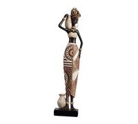perfk africaine, figurine humaine, décoration, sculpture d'art africain, statue en résine pour chambre, couloir, ferme, pendaison de, 7.5 Cm X 4.5 Cm X