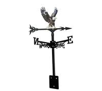 perfk Aigle, rotative, indicateur de Direction du Vent, Ornement en Fer forgé pour Cour, pelouse, Jardin et Toit, C