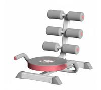 perfk Appareil d'Entraînement Abdominal pour Programmation d'Exercices Guidés Rouleau Ergonomique à Support Large Machine de Contraction Tronc Fonction, Rose, Rose