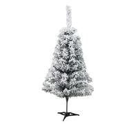 perfk Arbre de Noël Artificiel de Bureau pièce maîtresse décor Photo Prop Arbre de Noël floqué pour, fête, extérieur, intérieur, Vacances, Je