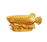 perfk Arowana, poisson porte- Feng Shui, décoration de table moderne pour étagère, bureau ou maison. Cadeau idéal pour une pendaison de crémaillère.