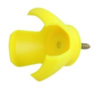 perfk Attrape-Balle de Golf à 3 Griffes Compatible avec Les Poignées Universelles Léger et Portable Installation Rapide Adapté Aux Cadeaux pour Golfeurs, Jaune