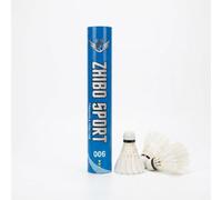 perfk Badminton Volants 12 Pièces Plumes de Canard et Mousse Assurant Solidité Régulier Conçus pour Jeux Pratiques et Compétitions de Badminton Convenant pour Sportif Occasionnel et Professionnel