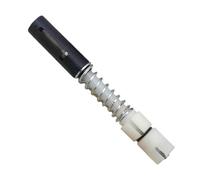 perfk Bâton de Marche à Verrouillage Interne, Amortisseur de Chocs, léger, Professionnel, système de Verrouillage amélioré, Tube Extensible pour Camping et, Blanc