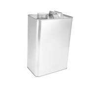 perfk Bidon métallique de F de 4 L avec Bouchon, récipient de Stockage Vide pour solvants, réactifs, lubrifiants et revêtements Automobiles.