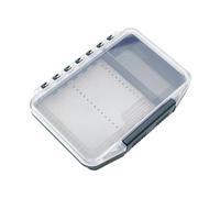 perfk Boîte à Mouches, boîte à hameçons multifonctionnelle et Robuste pour Votre matériel de pêche. Coffret de Rangement Compact et performant, Noir