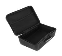 perfk Boîte à outils pour instruments, organiseur d'appareils numériques, polyvalent, pratique, fermeture à glissière avec poignée, rangement, Noir