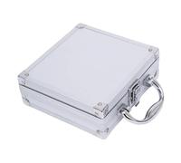 perfk Boîte à Outils Verrouillable En Alliage D'aluminium avec Poignée et étui de Transport pour L'école et La Maison