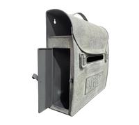 perfk Boîte aux lettres murale décorative en forme de mallette, idéale pour la maison ou l'extérieur. Pratique et élégante, elle est parfaite pour une